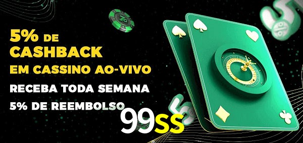 Promoções do cassino ao Vivo 99ss